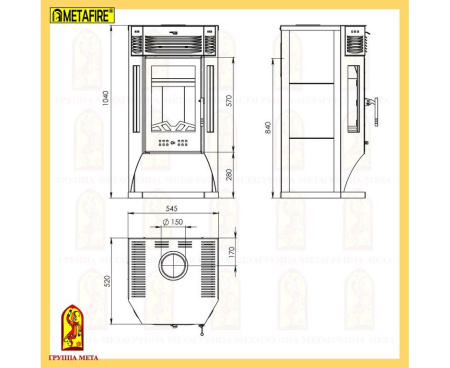 Печь Мета Москва 9