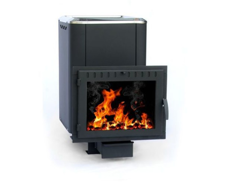 Печь НМК Сибирь-18 Панорамная К чугунная