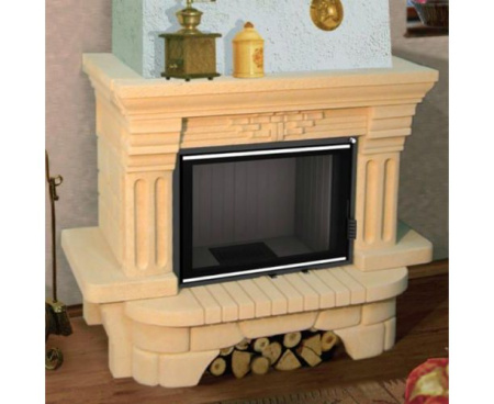 Камин Мета Соната с топкой Рона 714Ш