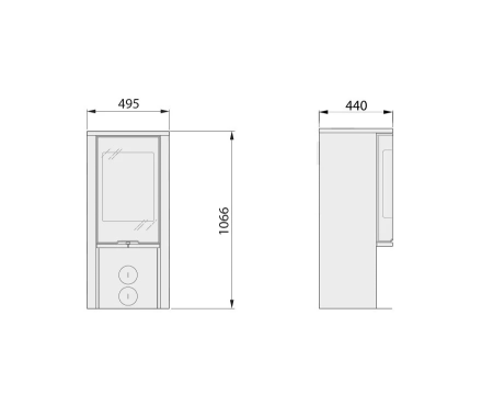 Печь-камин Contura 510G:2 Style Печь-камин Contura 510G:2 Style