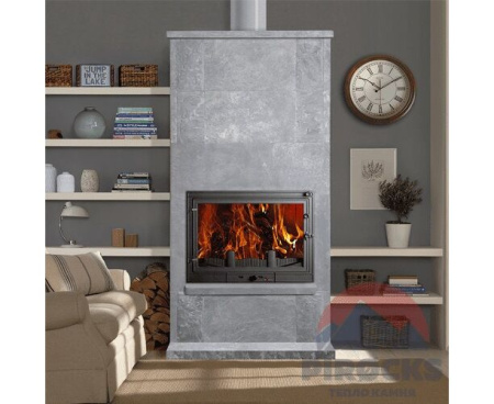 Камин Pirocks Гета (талькохлорит) с топкой Atina Камин Pirocks Гета (талькохлорит) с топкой Atina