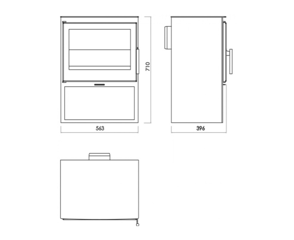 Печь-камин PANADERO Vera