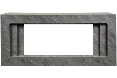 Каминокомплект Line 42 Concrete - Серый бетон с очагом Vision 42 LOG LED