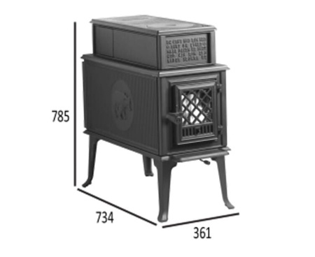 Печь-камин Jotul (Йотул) F 118 CB BP