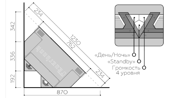 Электрокамин FEUERBACH Type-800
