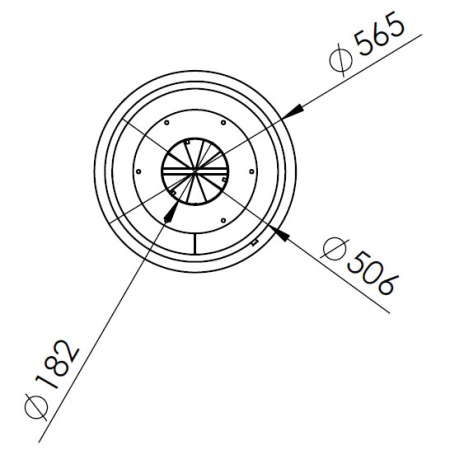Камин Traforart ARLET CENTRAL подвесной низкое стекло чёрный Камин Traforart ARLET CENTRAL подвесной низкое стекло чёрный