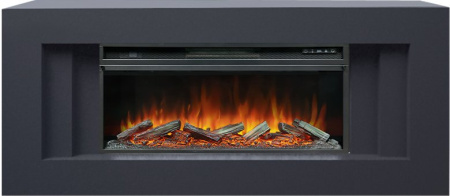 Каминокомплект Line 42 - Серый графит с очагом Vision 42 LOG LED