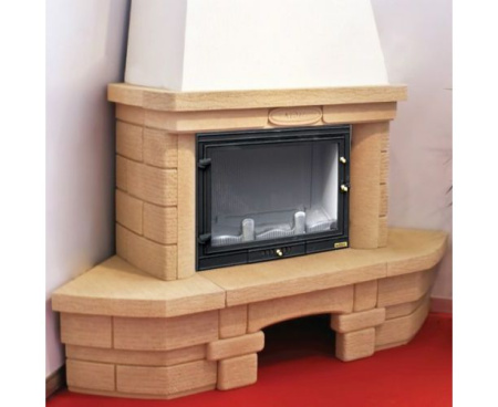 Камин Мета Альт с топкой Промо 700 угловой