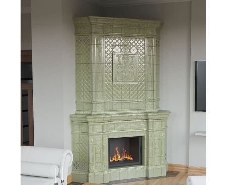 Камин Ceramica Альбион. Цвет Олива