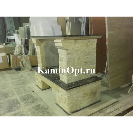 Камин Madeira Crocus Rosso дер. б. пристенный