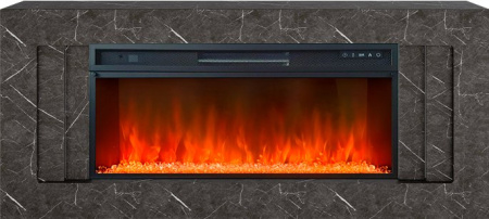 Каминокомплект Line 42 SFT Stone Touch - Серый мрамор с очагом Vision 42 LED