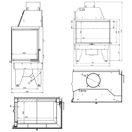Топка KFD ECO iLine 5172 R