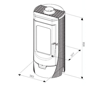 Печь-камин Plamen TARA