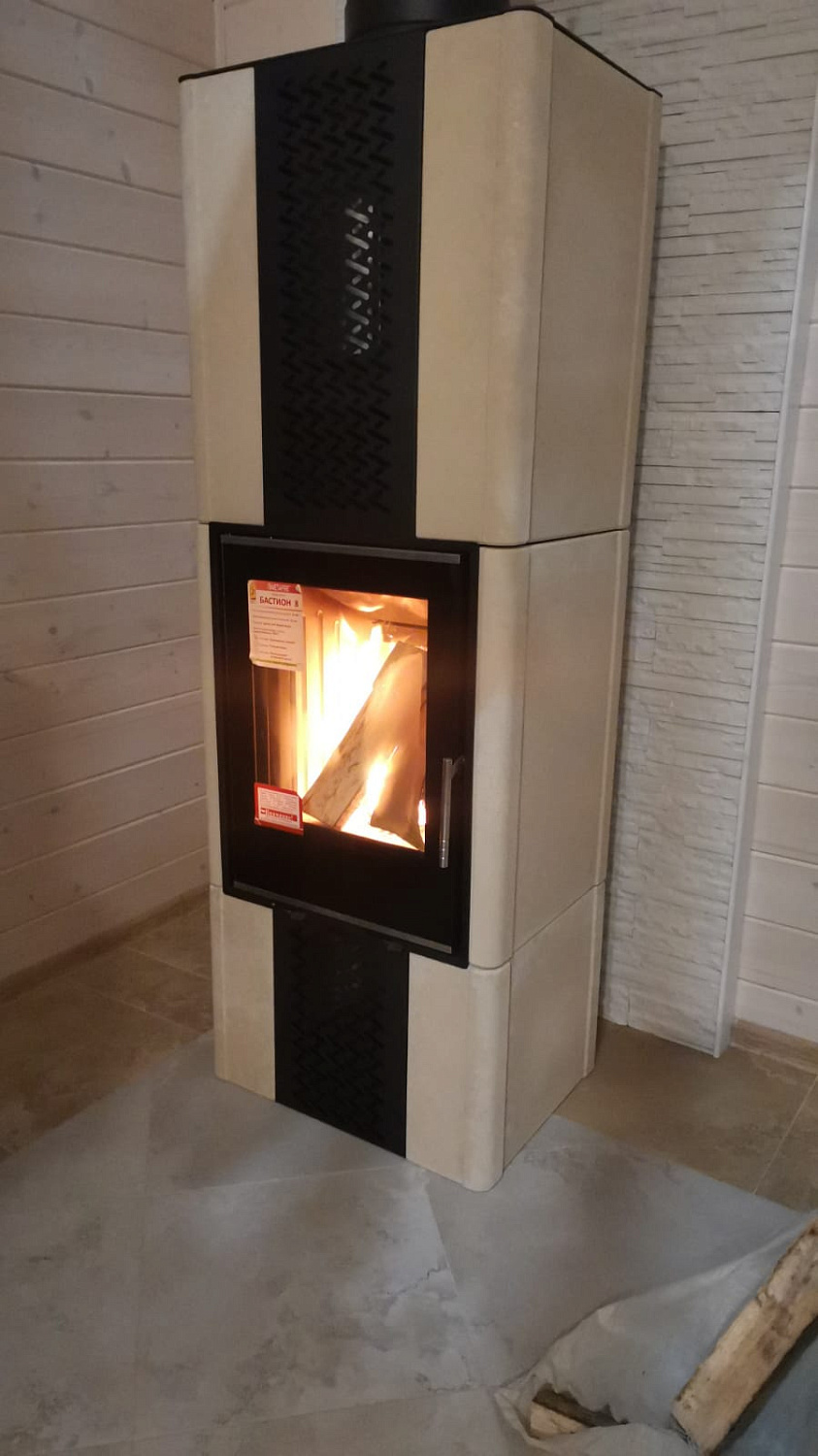 Монтаж дровяных печей-каминов