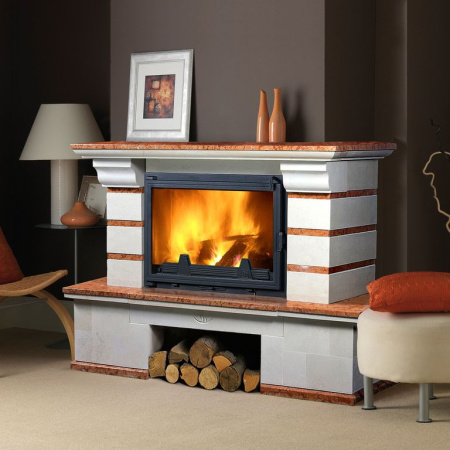 Камин Madeira Daniella Rosso дер. б. пристенный