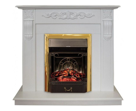 Камин RealFlame Dominica WT с Majestic s Lux BR