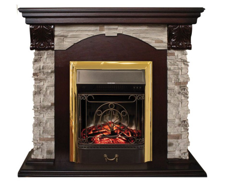 Камин RealFlame Dublin Rock AO с Majestic Lux BR S