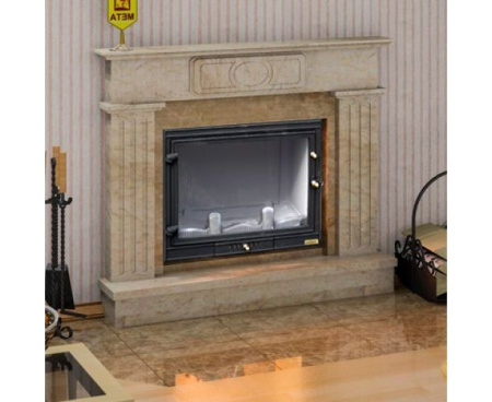 Камин Мета Амстердам 700 с топкой Промо 700