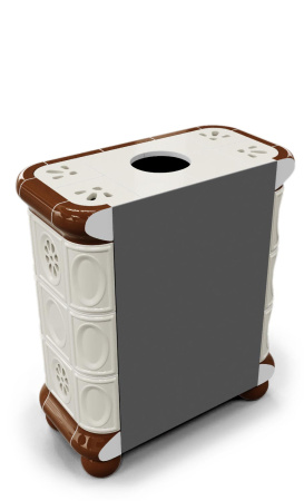 Печь камин КимрПечь Медальон Пристенный Шоколад