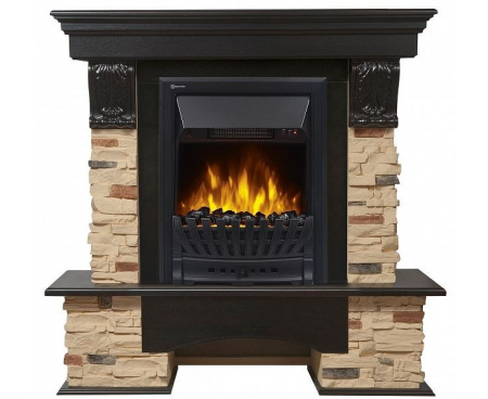 Камин Electrolux Pietra Classic (сланец/темный дуб) с EFP/P-1020LS угловой