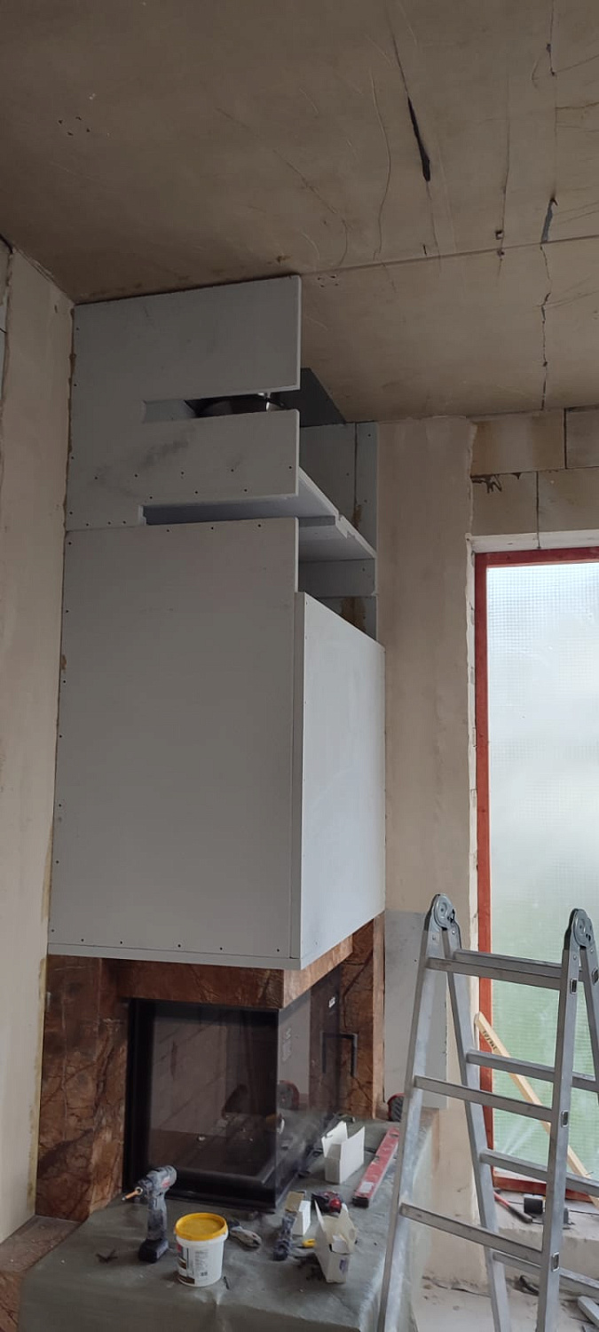 Монтаж дровяных печей-каминов