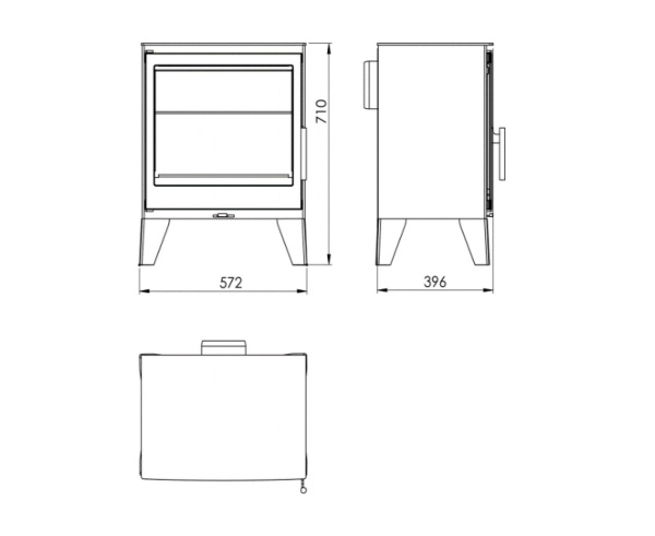 Печь-камин PANADERO Jade
