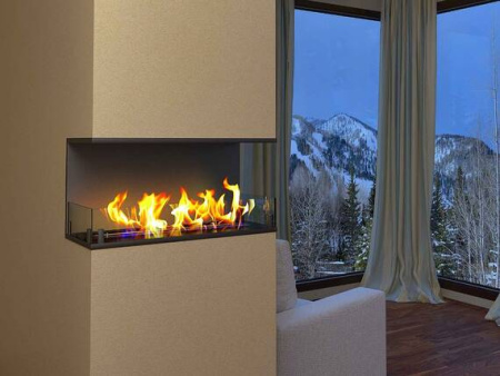 Биокамин ZeFire торцевой Standart 1100 со стемалитом