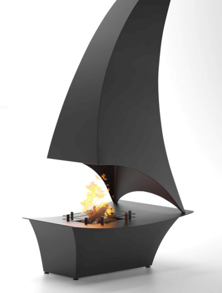 Камин подвесной Парус