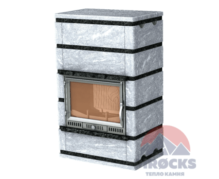 Камин Pirocks Копенгаген (талькомагнезит) с топкой Atina