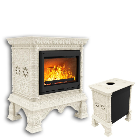 Печь камин КимрПечь Кострома Пристенный Ваниль