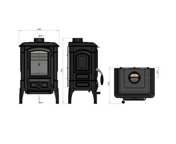 Печь Guca ARINA (низкая)