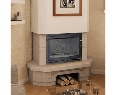 Камин Мета Акцент с топкой Селеник 700МШ угловой