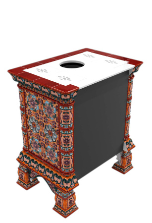 Печь камин КимрПечь Кострома Пристенный Сентябрь