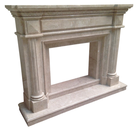 Облицовка камина из мрамора Болонья