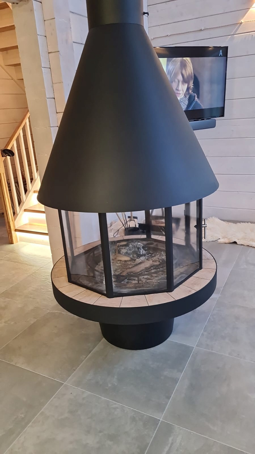 Монтаж дровяных печей-каминов