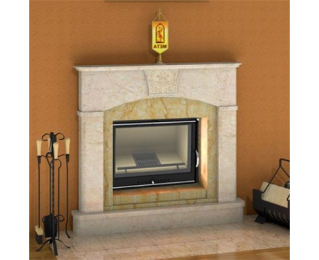 Камин Мета Прага 800 с топкой Эльба АКВА 800Ш