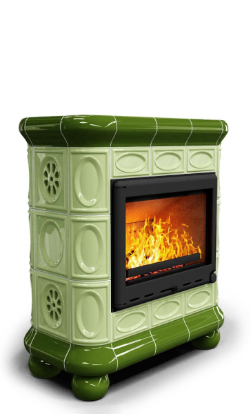 Печь камин КимрПечь Медальон Пристенный Олива