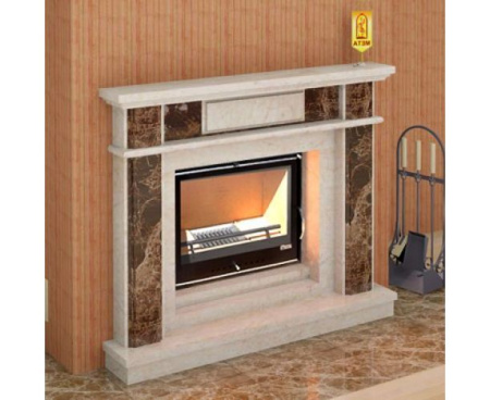 Камин Мета Валенсия 700 с топкой Эльба 700Ш