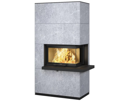 Камин Contura i41T полки - черный гранит