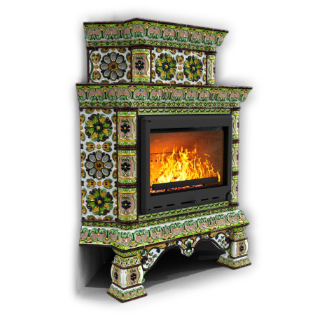 Печь камин КимрПечь Кострома Угловой Двухъярусный Июль