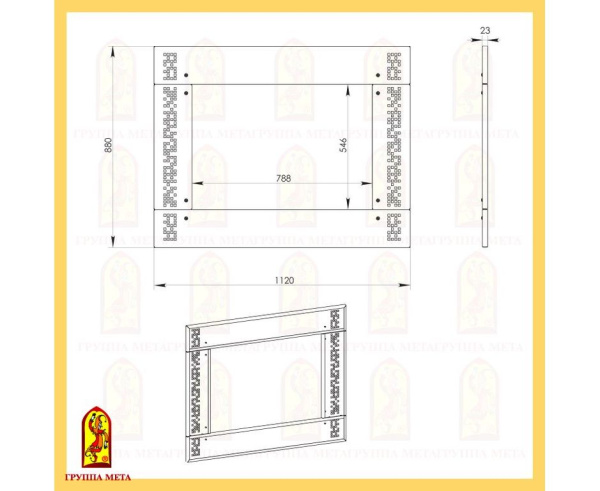 Рамка ПИКСЕЛЬ 700 Мета
