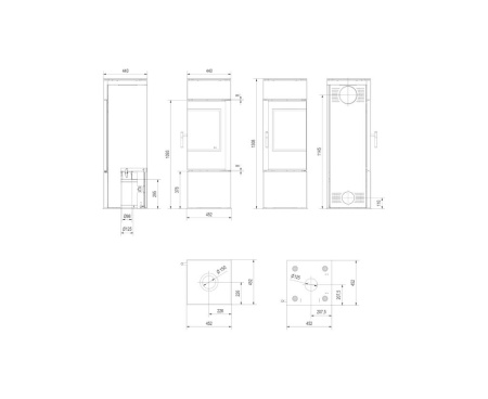 Печь Kratki THOR