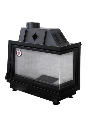 Топка ЭКОКамин АЛЬФА 800 R два стекла правая