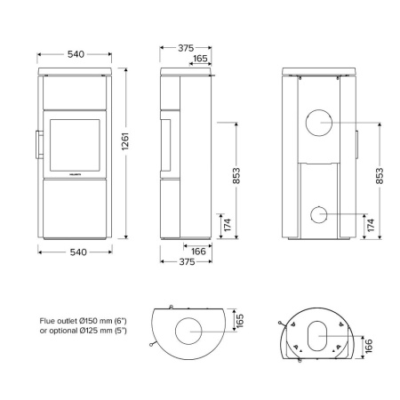 Печь HWAM 3520с Печь HWAM 3520с