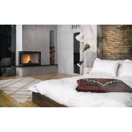 Топка DEFRO HOME INTRA ME BL 13 кВт 907/535/482мм угловое стекло слева