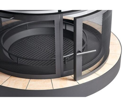 Камин Fireplace 01 центральный островной