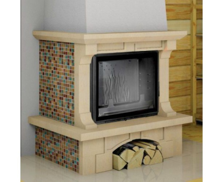 Камин Мета Лира 700 с топкой Фортуна 714