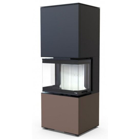 Печь камин DEFRO HOME INTRA XSM C VER COMPACT 1, 8 кВт коричневая сталь