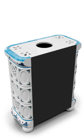 Печь камин КимрПечь Медальон Пристенный Незабудки Печь камин КимрПечь Медальон Пристенный Незабудки