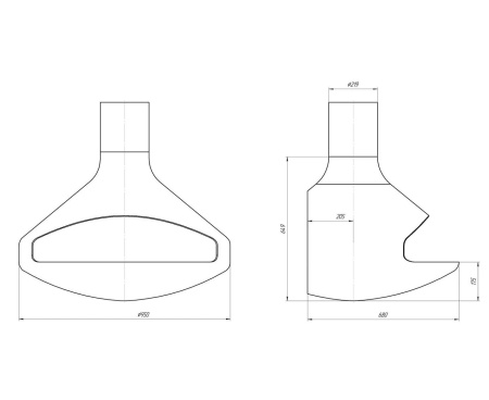 Камин Fireplace 18 пристенный